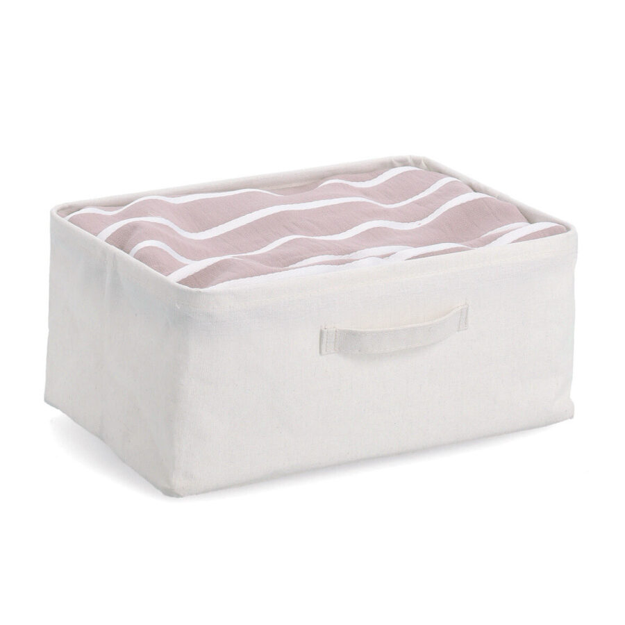 Aufbewahrungsbox, Polyester/Baumwolle, creme – Ansicht 3