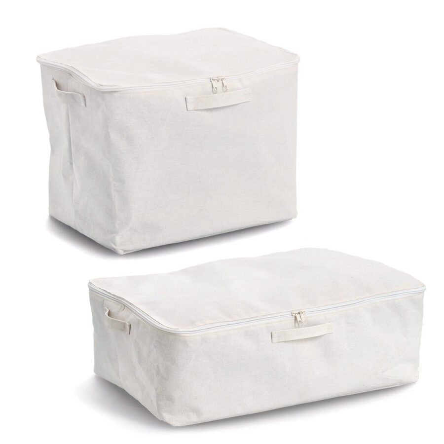 Aufbewahrungsbox mit Reißverschluss, Polyester/ – Ansicht 3