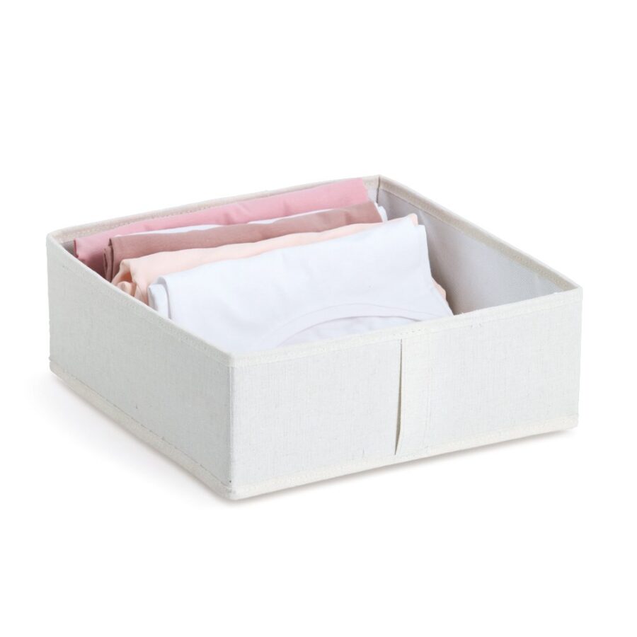 Aufbewahrungsbox, Polyester/Vlies, beige – Ansicht 3