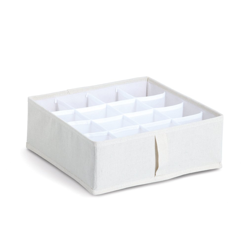 Aufbewahrungsbox mit 16 Fächern, Polyester/Vlies,