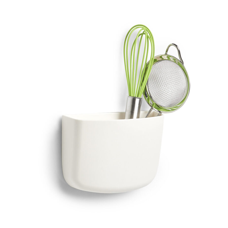 Utensilienhalter, Kunststoff, weiß – Ansicht 4
