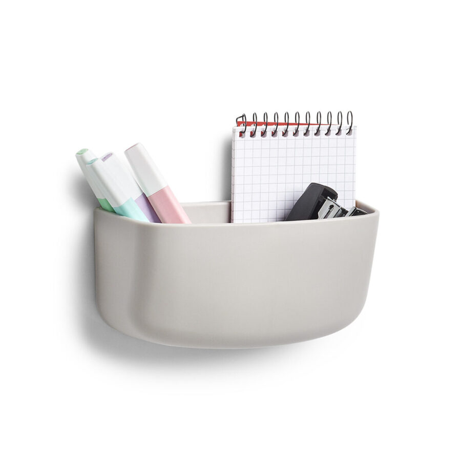 Utensilienhalter, Kunststoff, grau – Ansicht 3