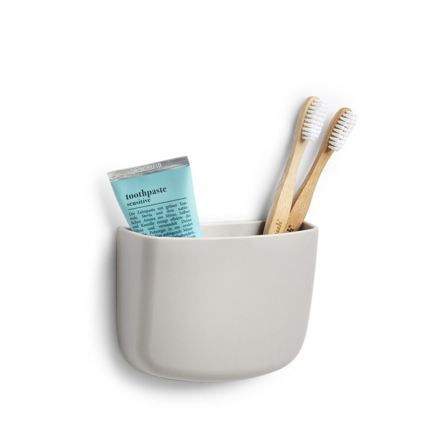 Utensilienhalter, Kunststoff, grau – Ansicht 2