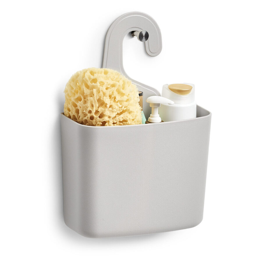 Utensilienhalter m. Hänger, Kunststoff, grau – Ansicht 4
