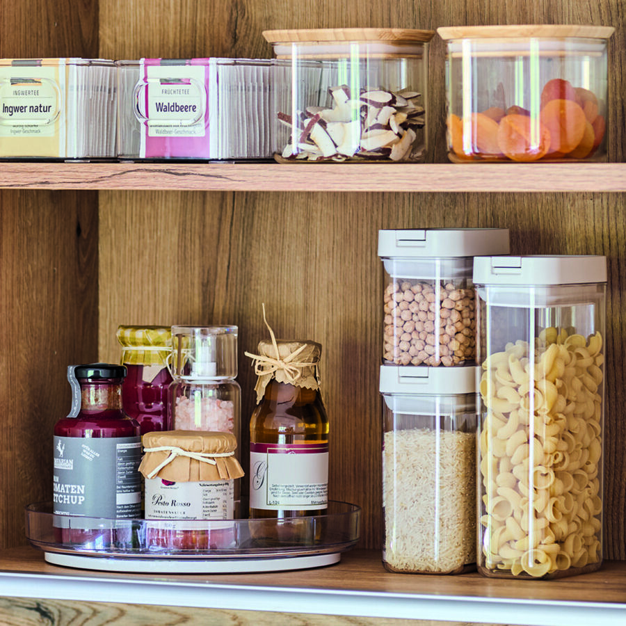 Vorratsdose, 670 ml, Kunststoff, creme – Lifestyle 2