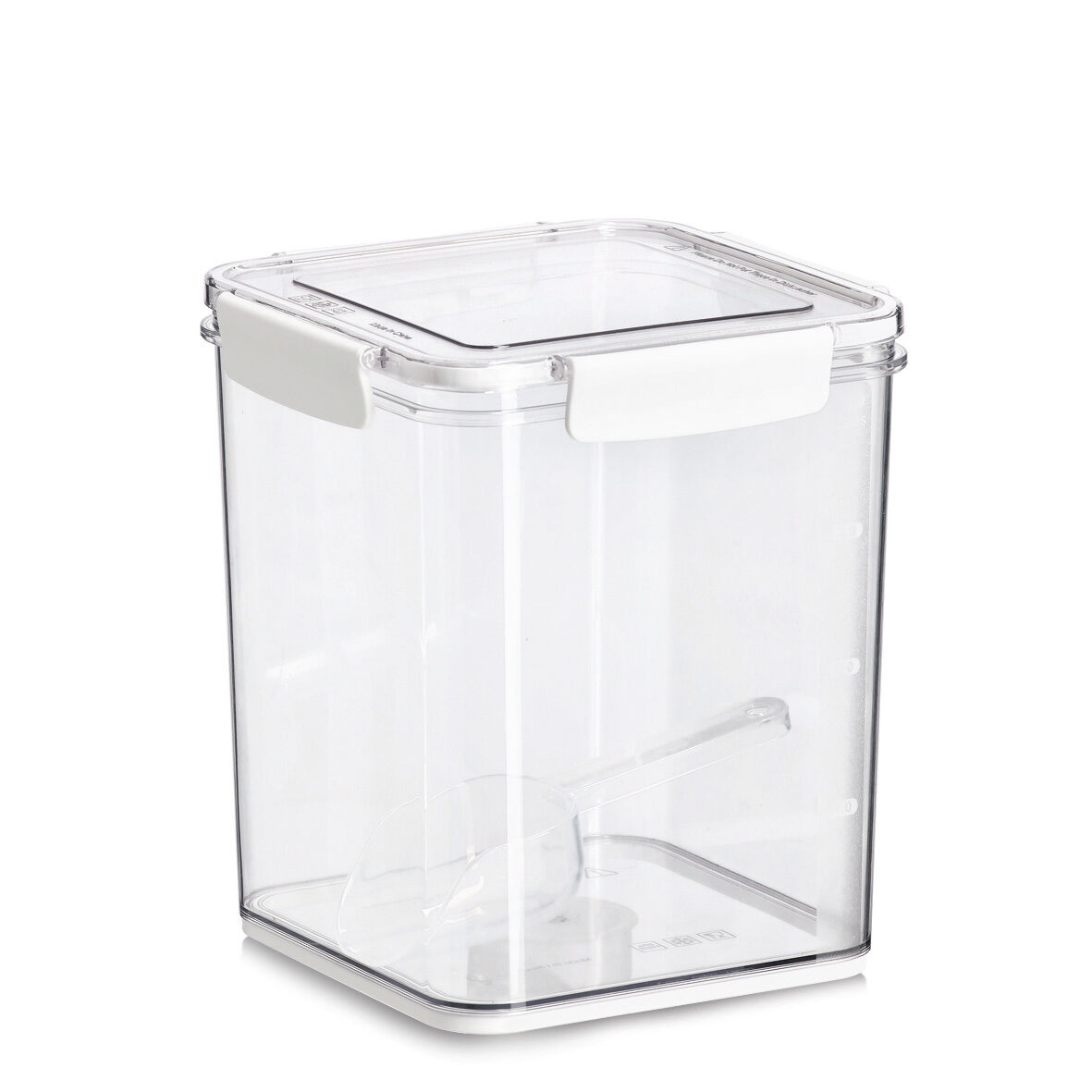 Vorratsdose mit Löffel, 4200 ml, Kunststoff