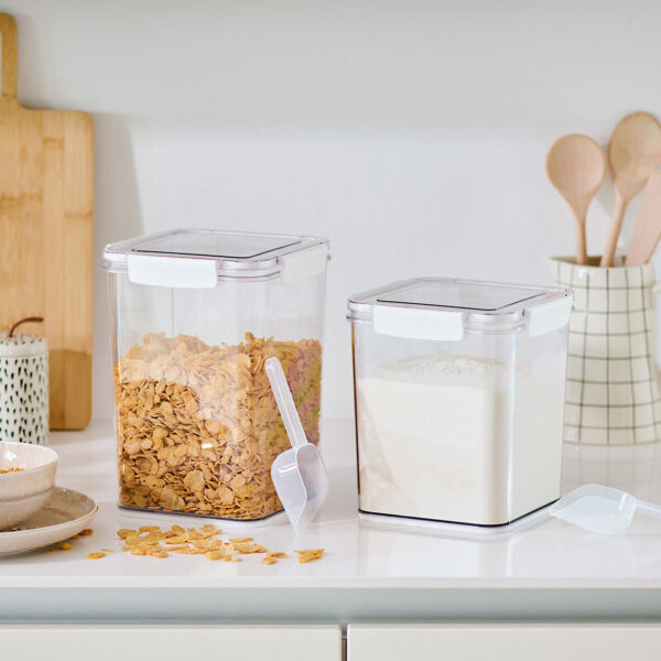 Vorratsdose mit Löffel, 5100 ml, Kunststoff – Lifestyle 1