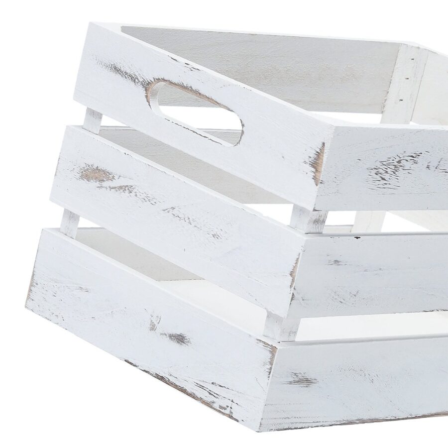 Aufbewahrungskiste "Vintage weiß", Holz – Ansicht 3