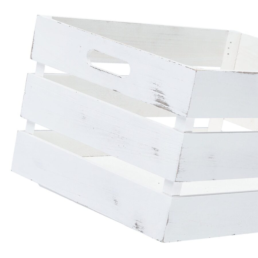 Aufbewahrungskiste "Vintage weiß", Holz – Ansicht 3