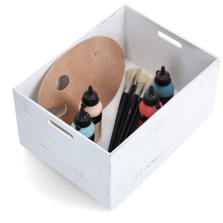 Aufbewahrungskiste "Rustic weiß", Holz – Ansicht 4