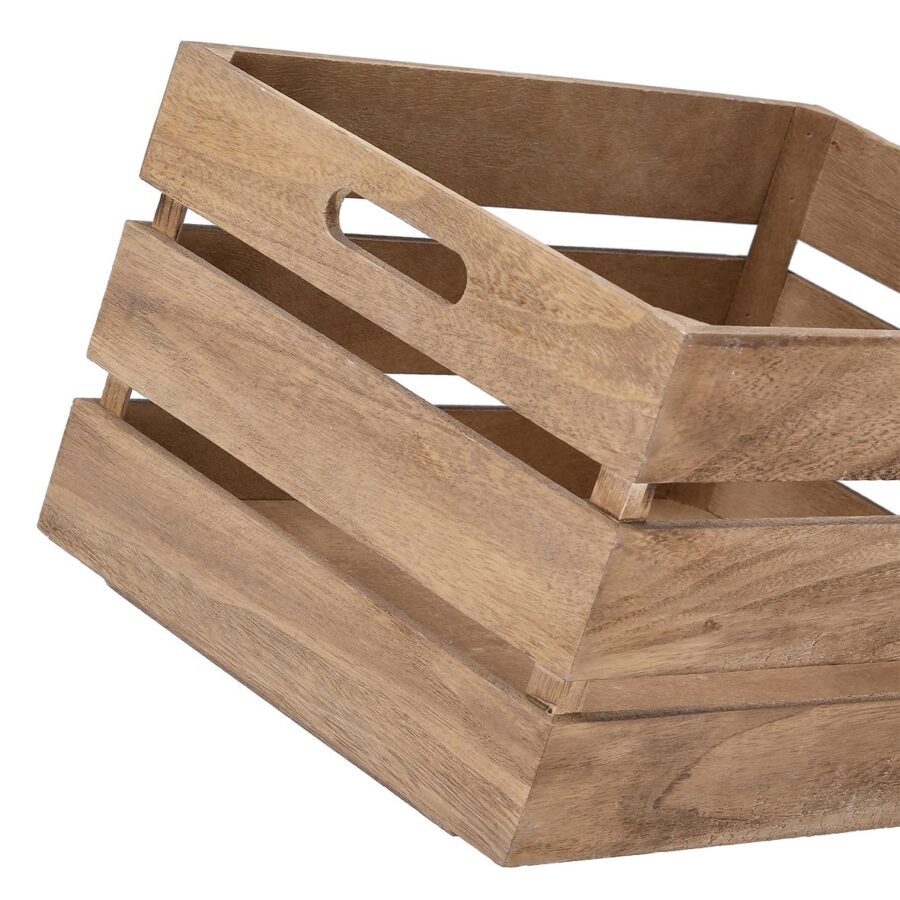 Aufbewahrungskiste "Vintage", Holz, braun – Ansicht 5