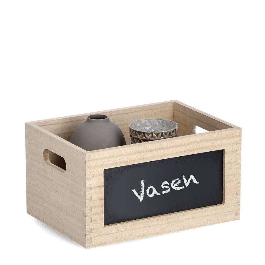 Allzweckkiste m. Tafel, Holz – Ansicht 2