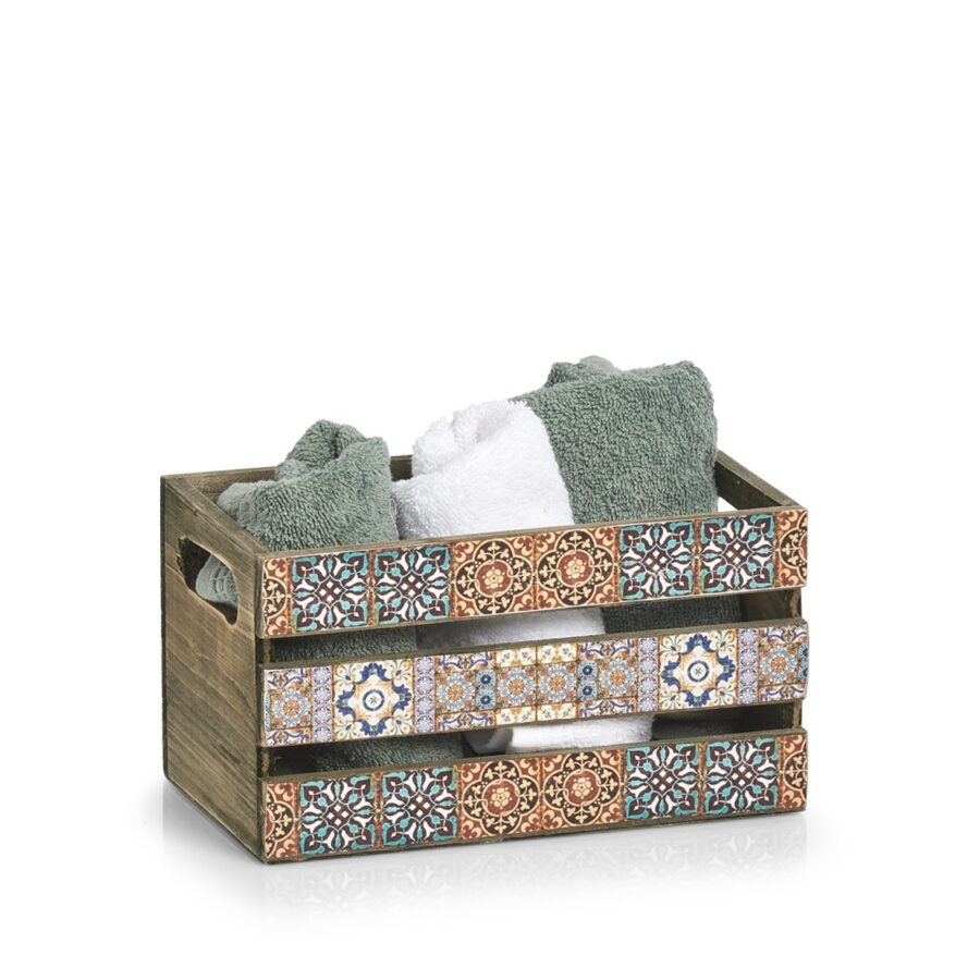 Deko-Kiste "Mosaik", Holz – Ansicht 2