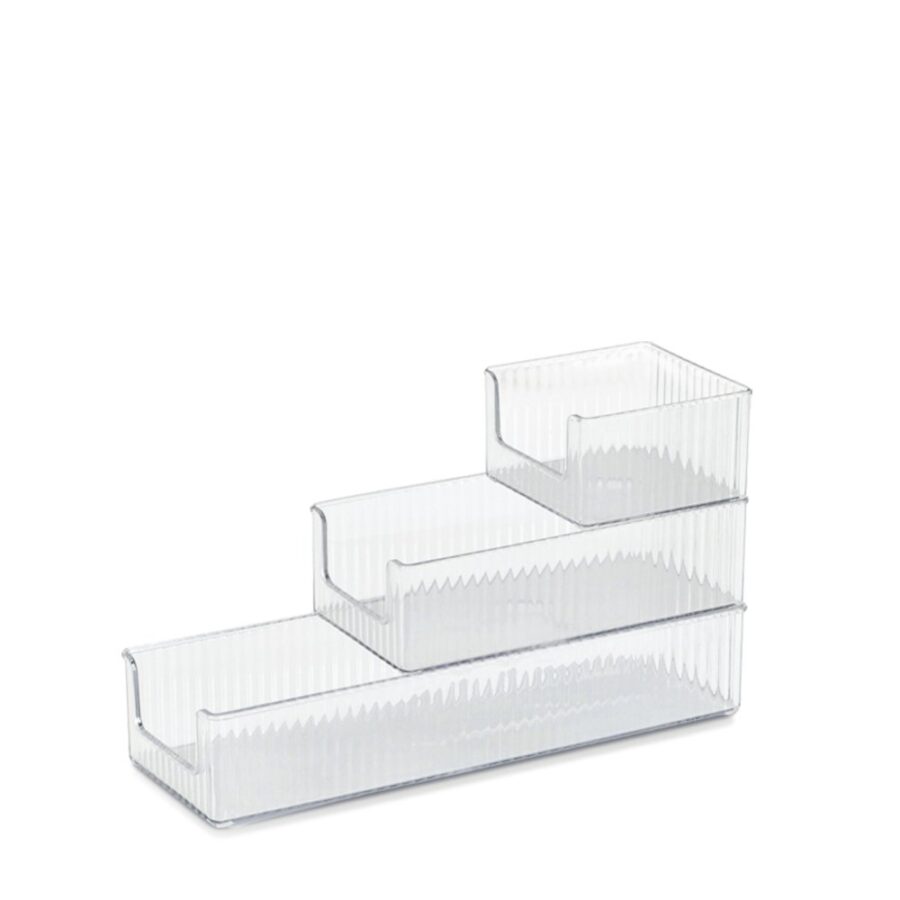 Utensilien-Organizer-Set, 3-tlg., Kunststoff