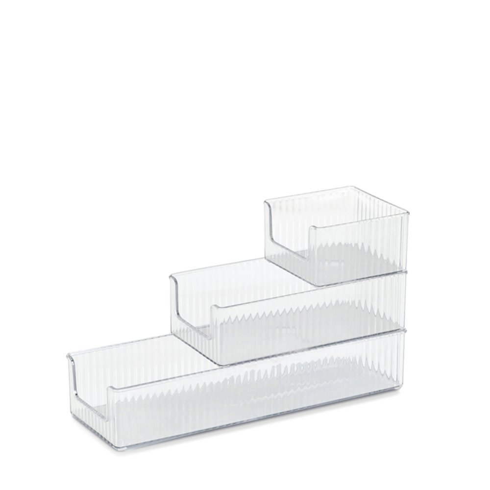 Utensilien-Organizer-Set, 3-tlg., Kunststoff