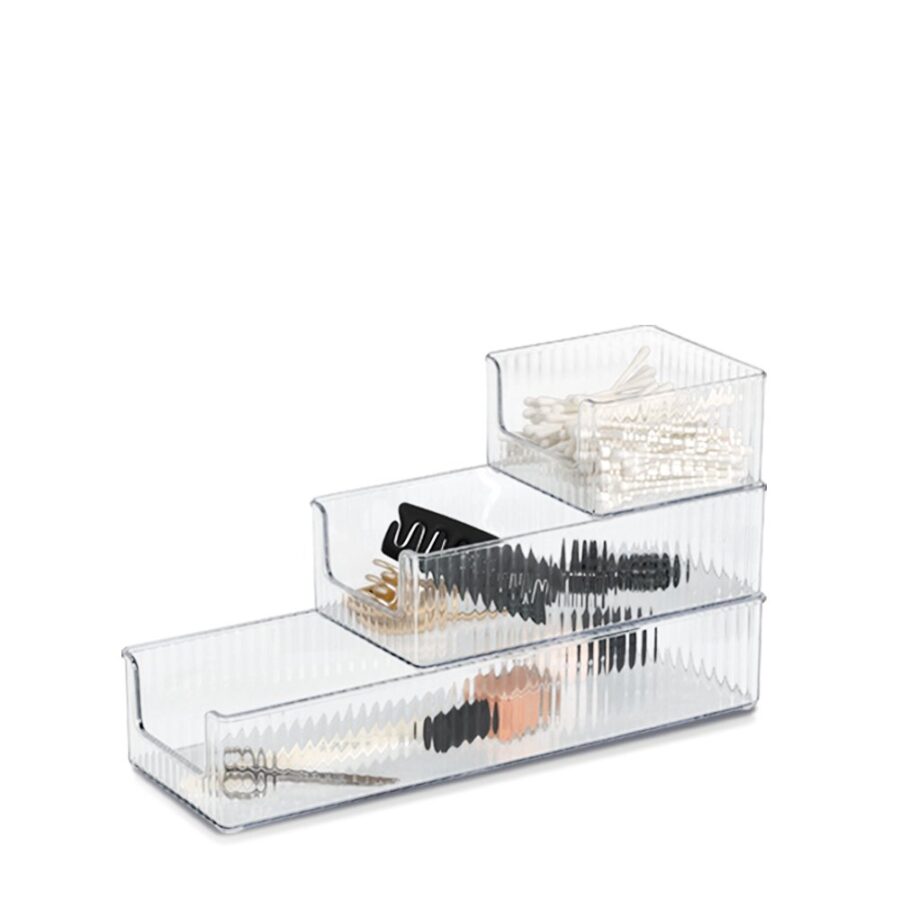 Utensilien-Organizer-Set, 3-tlg., Kunststoff – Ansicht 2