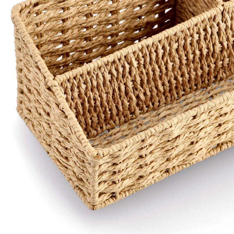 Utensilien-Organizer, Papiergeflecht – Ansicht 4