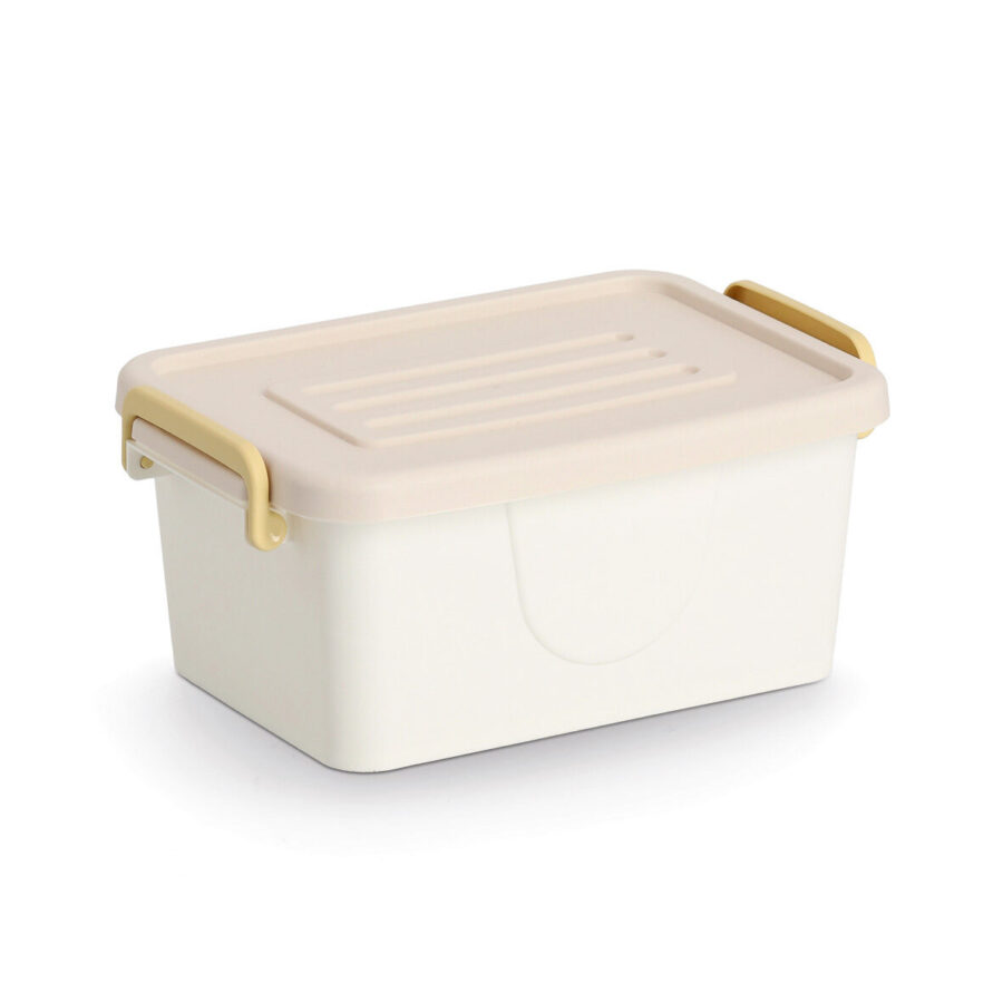 Aufbewahrungsboxen-Set, 3 tlg., Kunststoff, weiß/ – Ansicht 8