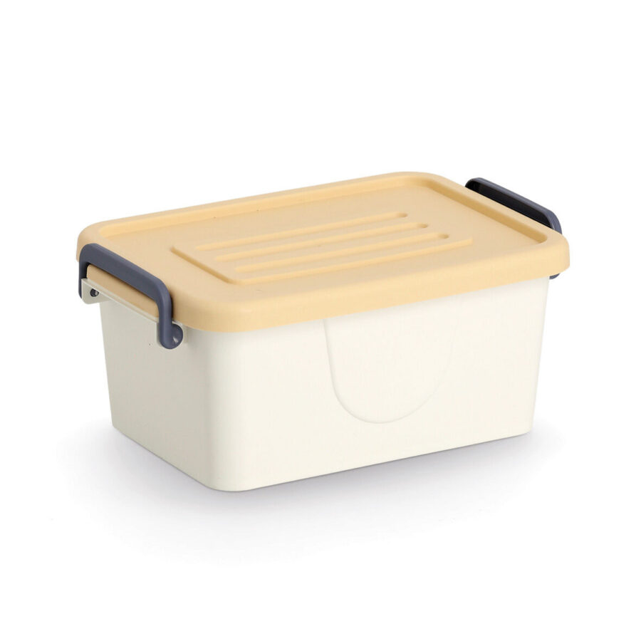 Aufbewahrungsboxen-Set, 3 tlg., Kunststoff, weiß/ – Ansicht 10