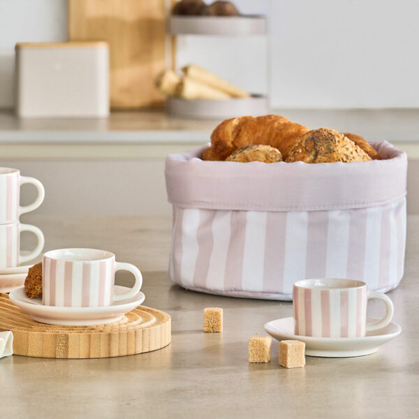 Brotbeutel "Stripes", wendbar, Baumwolle/Polyester – Lifestyle 1