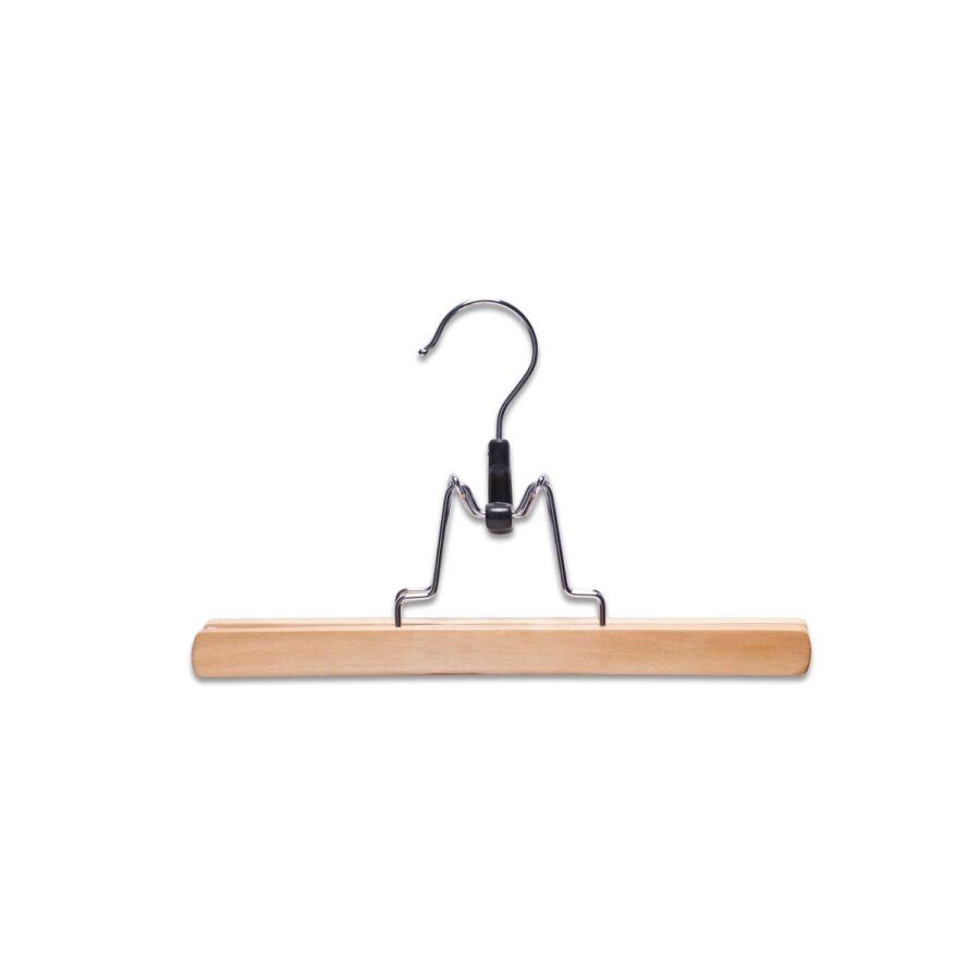 Hosenklemmbügel-Set, 3-tlg., Holz – Ansicht 2