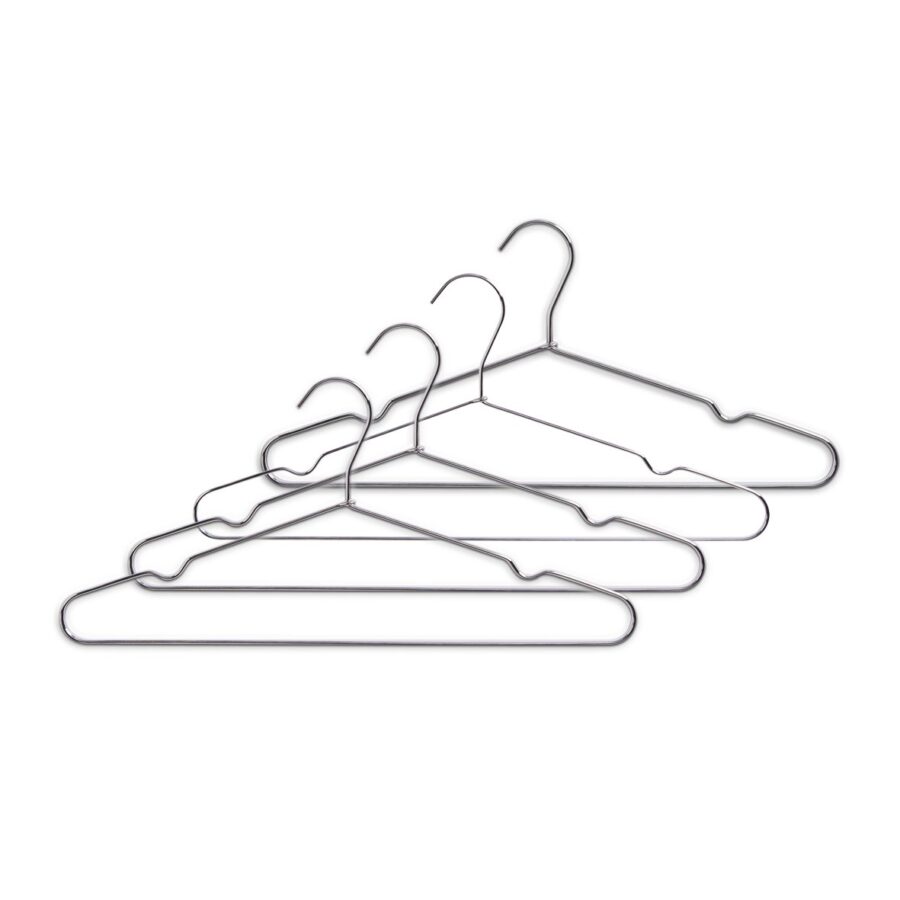 Kleiderbügel-Set, 4-tlg., Metall