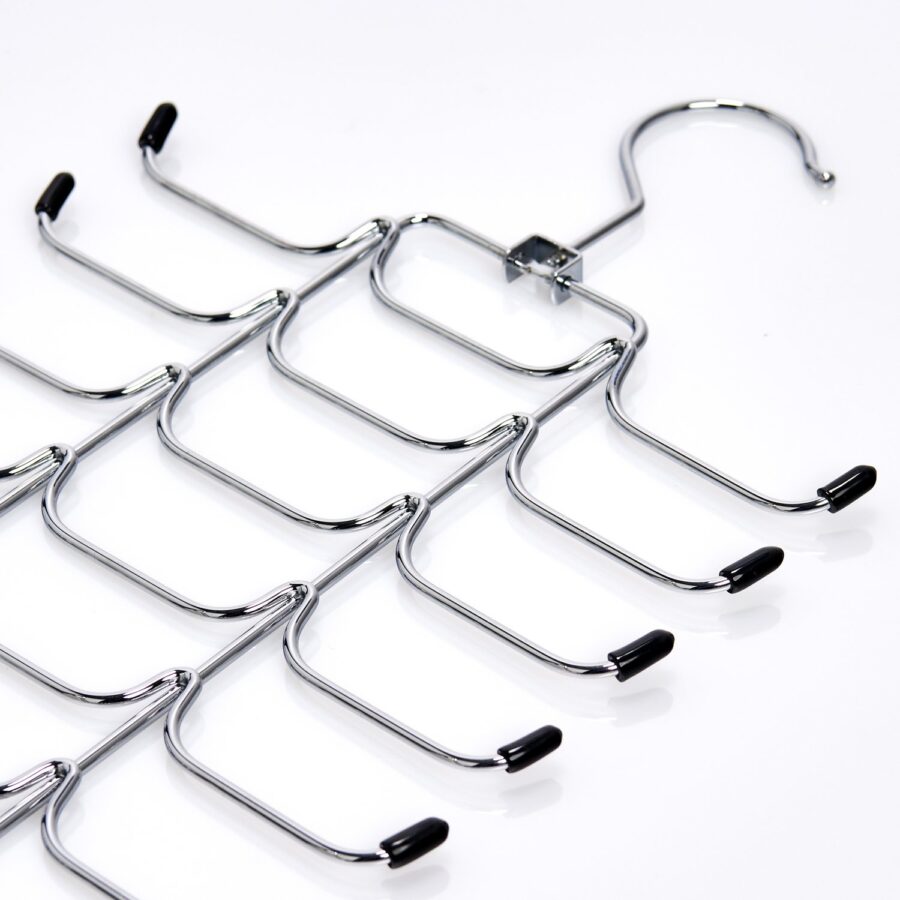 Krawatten-/Gürtelhalter, Metall verchromt – Ansicht 3