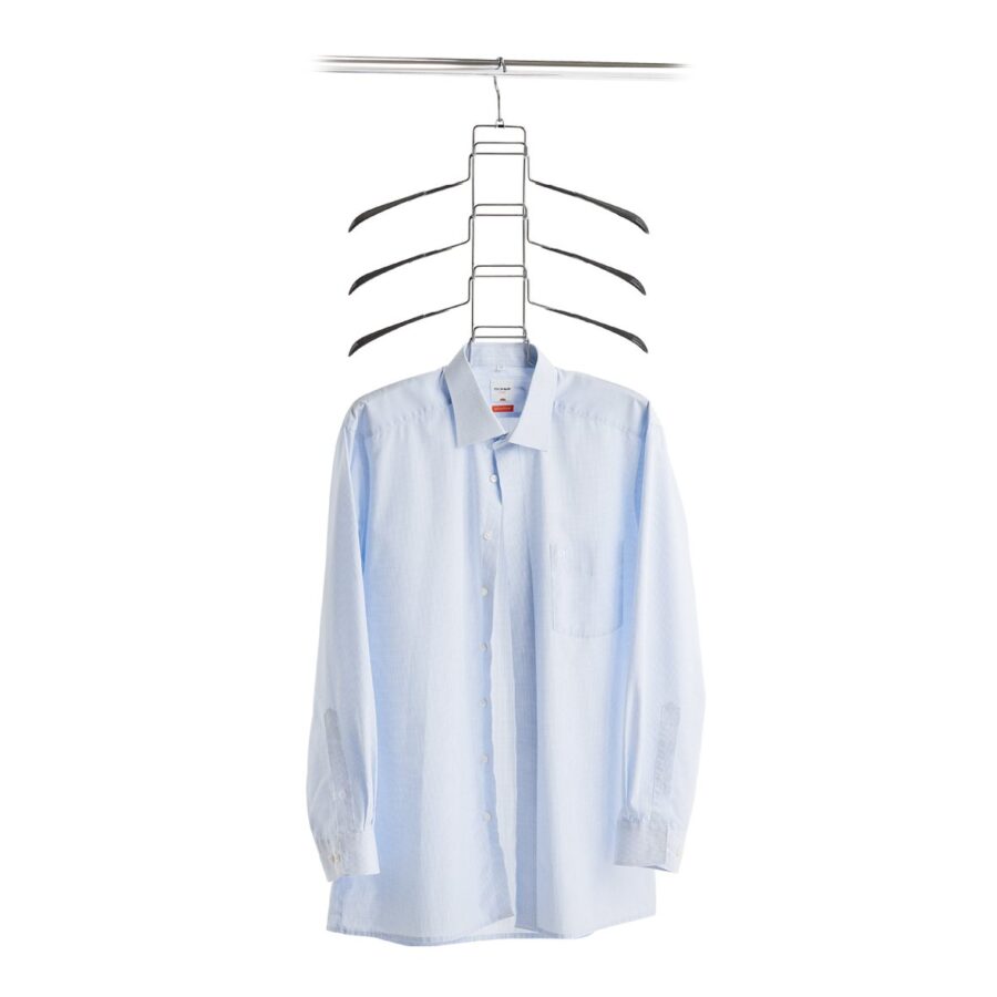 Mehrfach-Kleiderbügel, Metall/Kunststoff – Ansicht 5