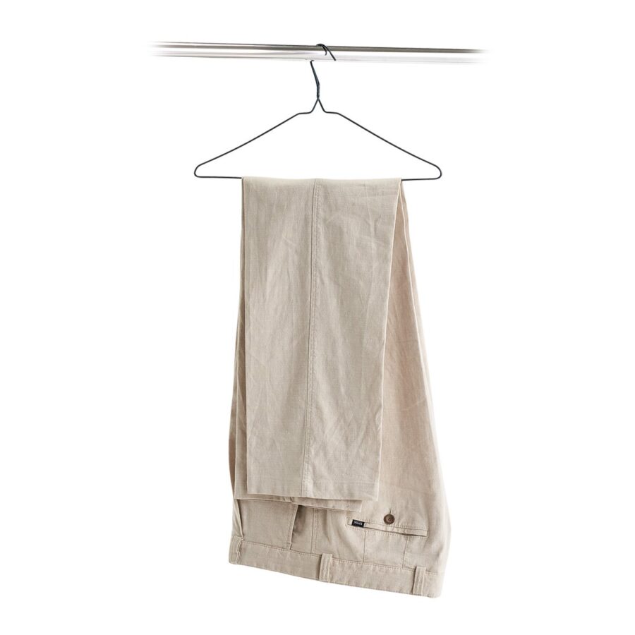 Kleiderbügel-Set, 10-tlg., Metall/Kunststoff, grau – Ansicht 2