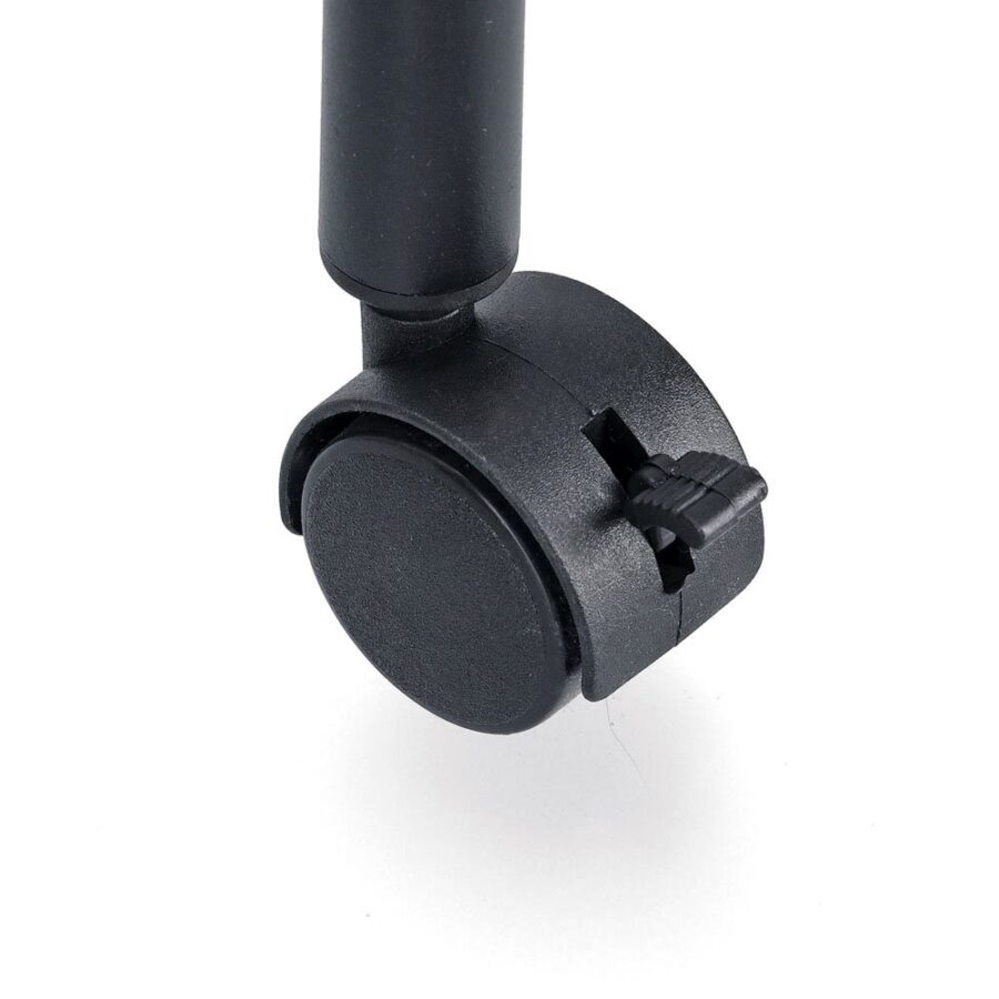 Rollkleiderständer, Metall/Kunststoff, schwarz – Ansicht 2