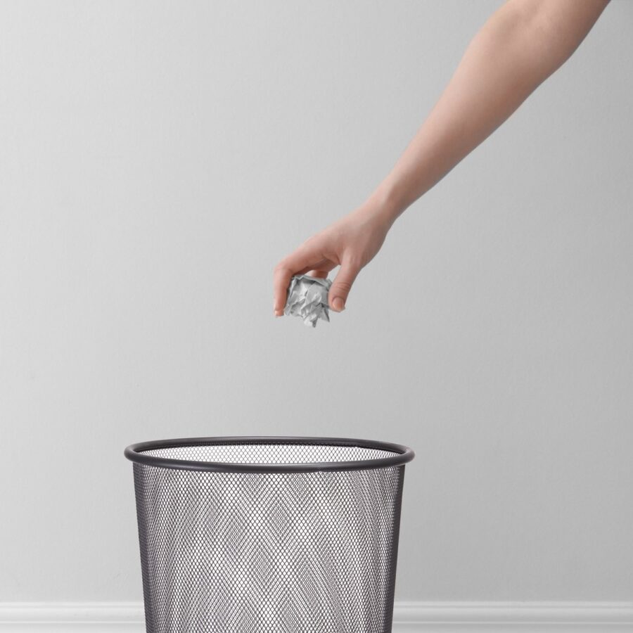 Papierkorb, Mesh, anthrazit – Ansicht 2