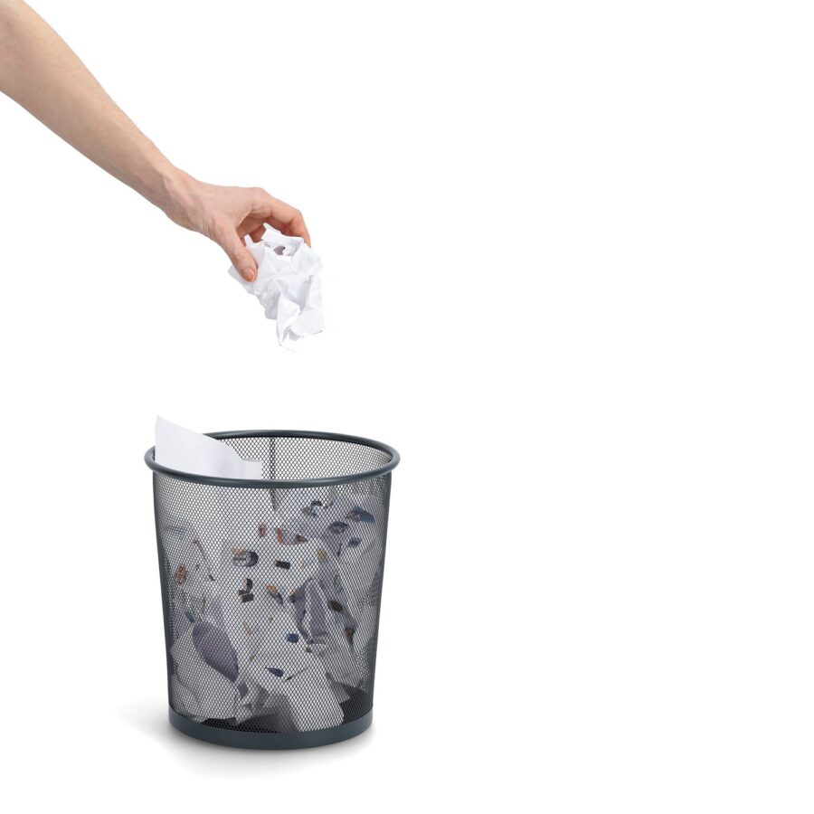 Papierkorb, Mesh, anthrazit – Ansicht 3