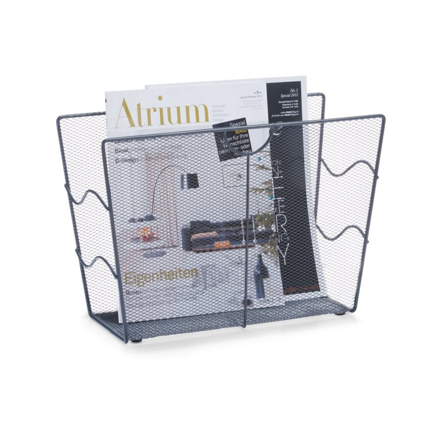 Zeitungsständer, Mesh, anthrazit – Ansicht 2