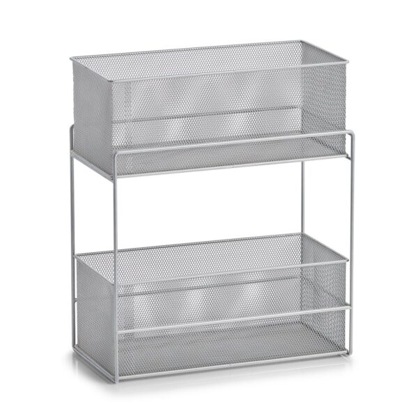 Etagenregal m. 2 Körben, Mesh