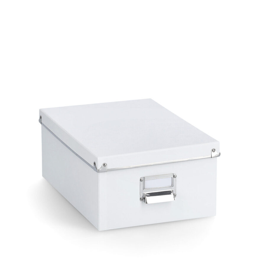 Boxen-Set, 5-tlg., Pappe, weiß – Ansicht 6