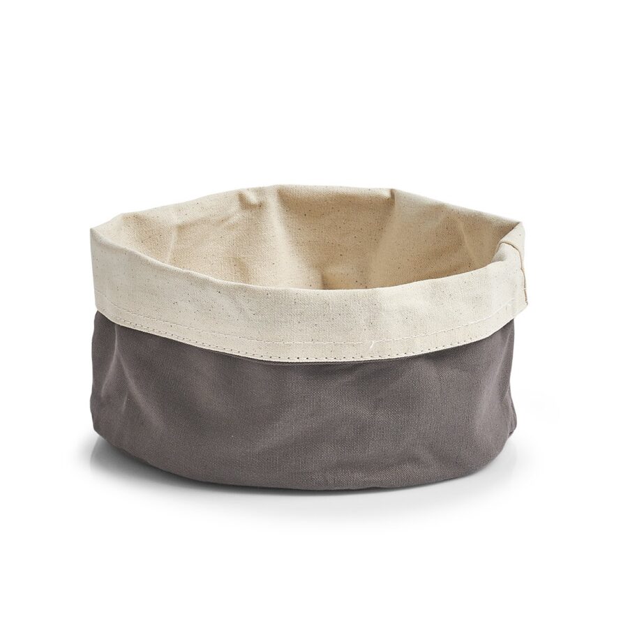 Brotbeutel, Baumwolle, taupe/creme