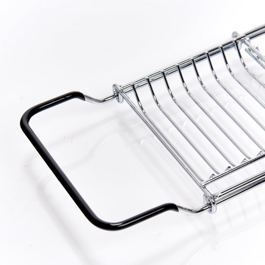 Badewannenablage, ausziehbar, Metall verchromt – Ansicht 3