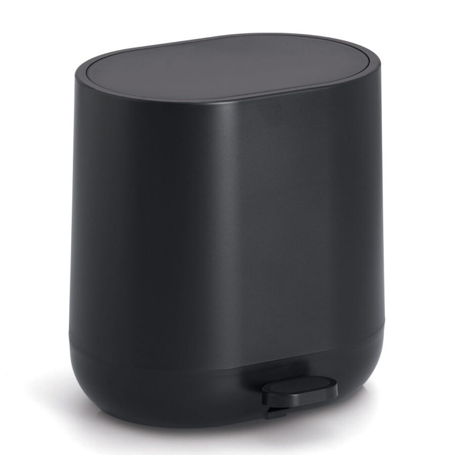 Treteimer mit Soft Close, 6 Liter, Kunststoff,