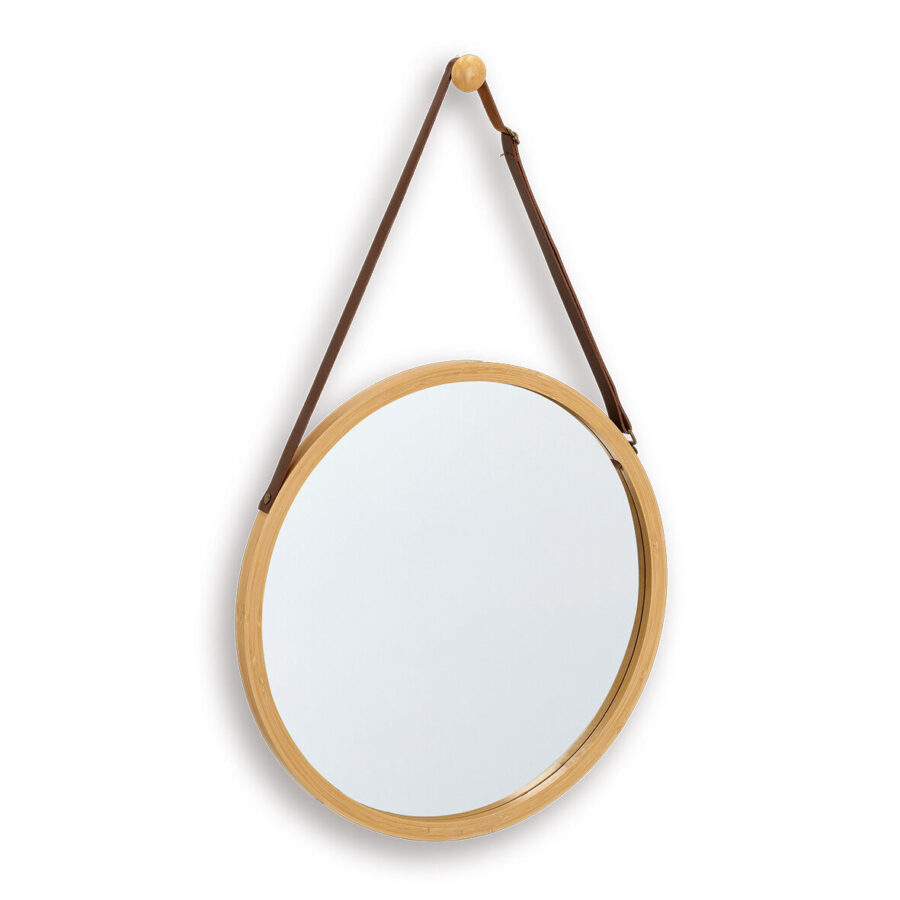 Wandspiegel, Bambus/Kunststoff – Ansicht 4
