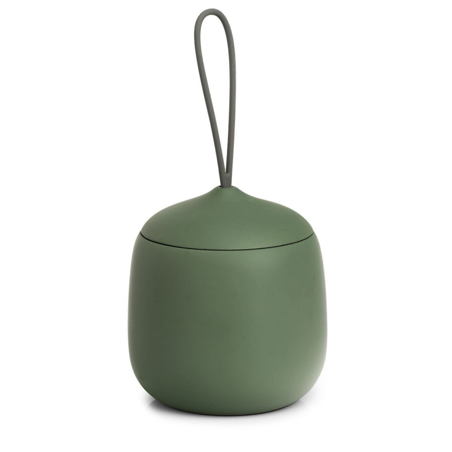 Wattedose 'Modern', Polyresin, salbei