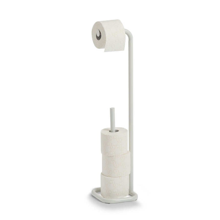 WC-Rollenhalter, Metall, weiß – Ansicht 2