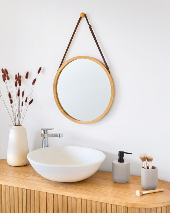 Seifenspender, Polyresin/Kunststoff, greige – Lifestyle 2