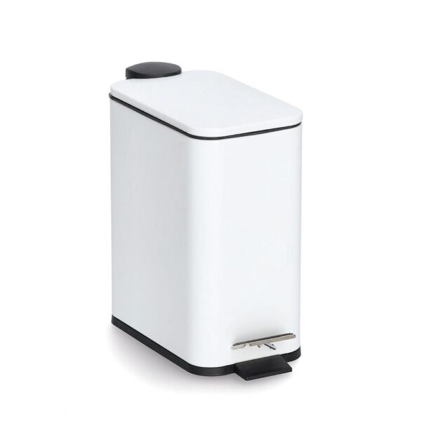 Treteimer m. Soft Close, 5 ltr, Metall/Kunststoff,