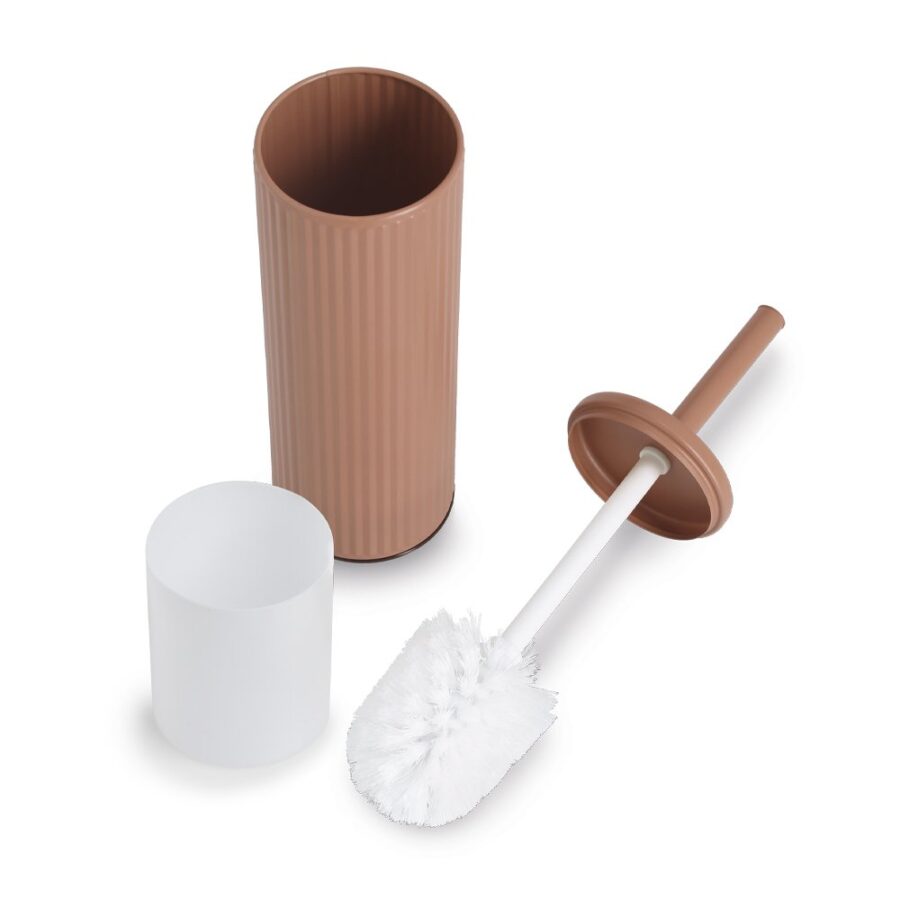 WC-Bürste, Metall/Edelstahl/Kunststoff, mocca – Ansicht 3