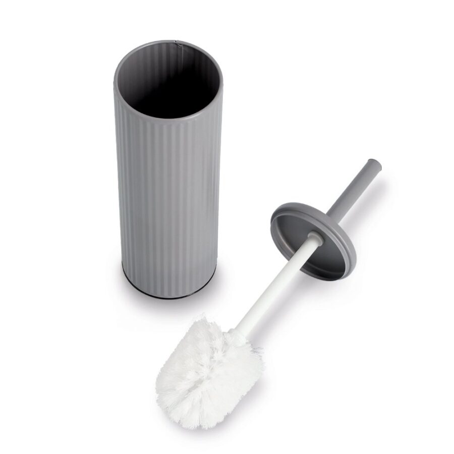 WC-Bürste, Metall/Edelstahl/Kunststoff, grau – Ansicht 3