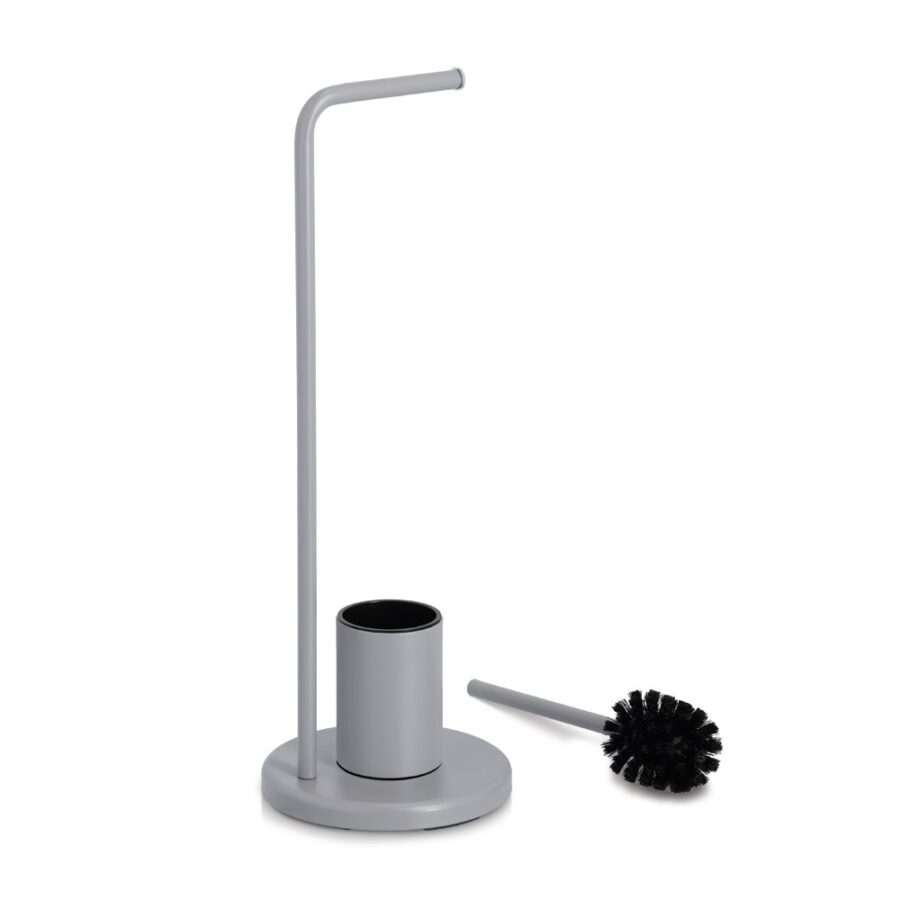 WC-Garnitur, Metall, grau – Ansicht 4