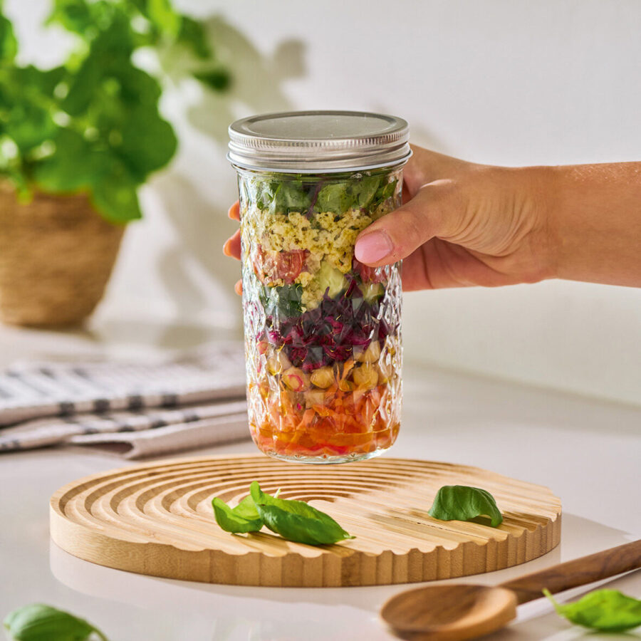 Vorratsglas mit Metalldeckel, 550 ml – Lifestyle 2