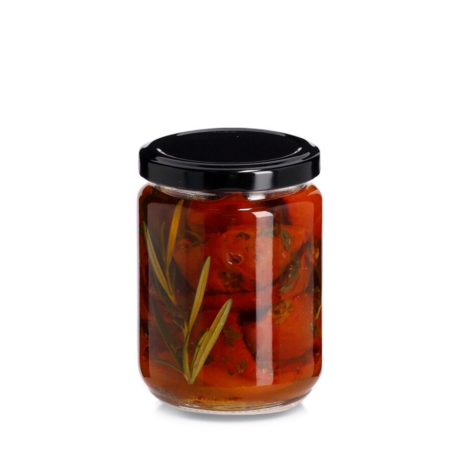 Einmachglas mit Metalldeckel, 220 ml, schwarz – Ansicht 3