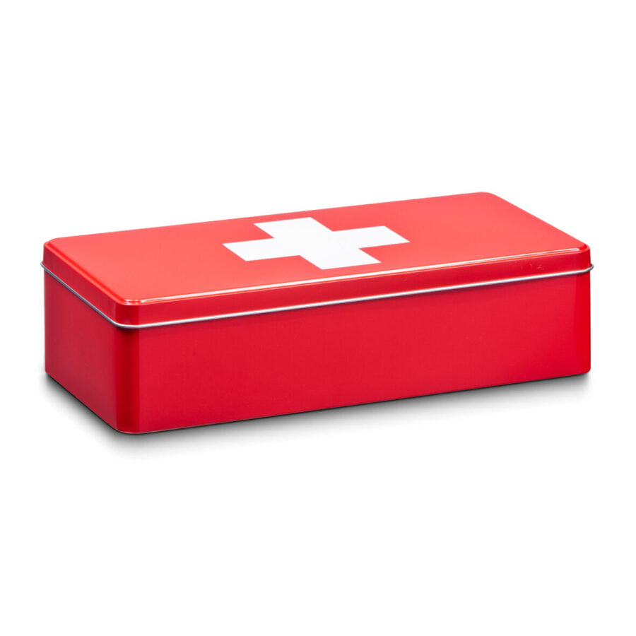 Aufbewahrungs-Box "First Aid", Metall