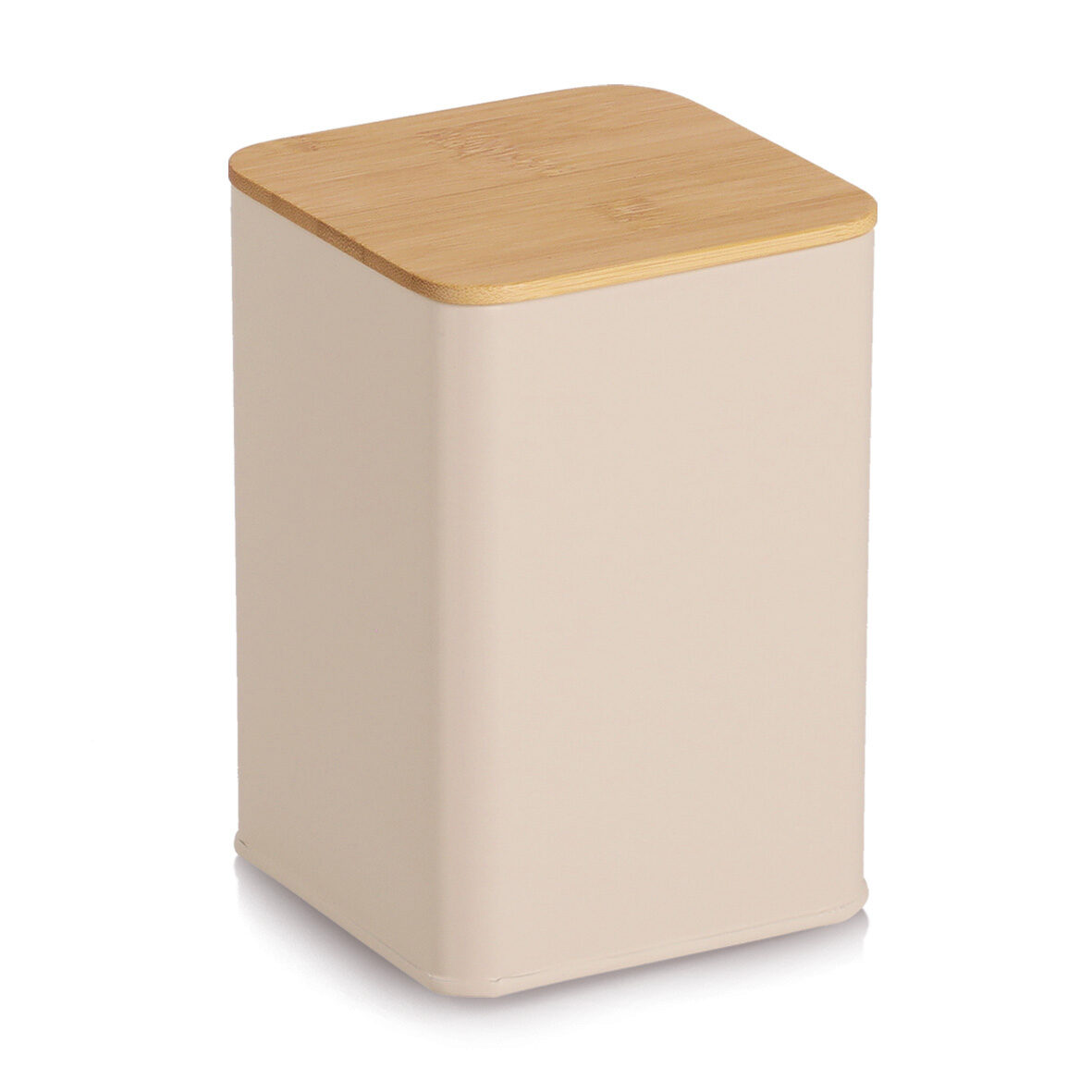 Vorratsdose mit Bambusdeckel, 1100 ml, Metall